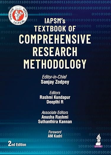 Iapsm'S Textbook Of Comprehensive Research Methodology 2nd Edition 2026 By Sanjay Zodpey