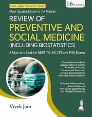 Review Of Preventive And Social Medicine (Including Biostatistics) 16th Edition 2026 By Vivek Jain