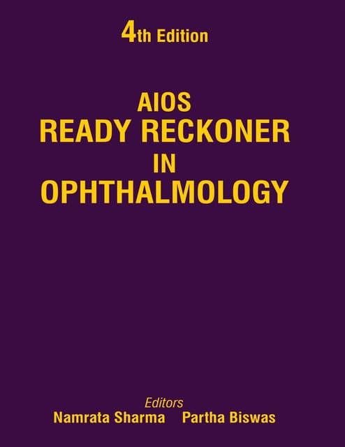 Aios Ready Reckoner In Ophthalmology 4th Edition 2026 By Namrata Sharma