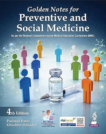 Golden Notes For Preventive And Social Medicine 4th Edition 2026 By Parimal Patel
