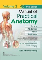 Manual Of Practical Anatomy 3Ed Vol 2 Thorax Abdomen Pelvis Perineum 2026 By Nafis Ahmad Faruqi
