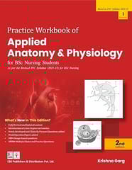 Practical Workbook Of Applied Anatomy And Physiology For Bsc Nursing Students Based On Inc Syllabus 2021-2022 1Semester 2nd Edition 2026 By Krishna Garg
