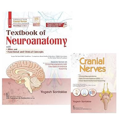 Textbook Of Neuroanatomy With Atlas And Functional And Clinical Concepts With Additional Book Cranial Nerves 2026 By Yogesh Sontakke