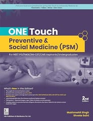 One Touch Preventive And Social Medicine (Psm) 2nd Edition 2026 By Mukhmohit Singh