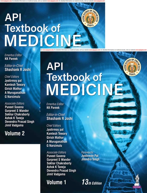 Api Textbook of Medicine (2Vols) 13th Edition 2026 By Shashank R Joshi