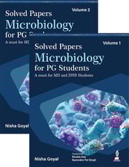 Solved Papers Microbiology For Pg Students (2Vols) 1st Edition 2026 By Nisha Goyal
