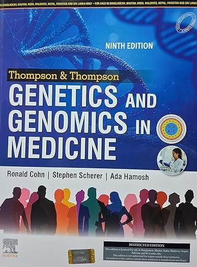 Thompson And Thompson Genetics And Genomocs In Medicine 9Th Edition 2026 By Cohn R