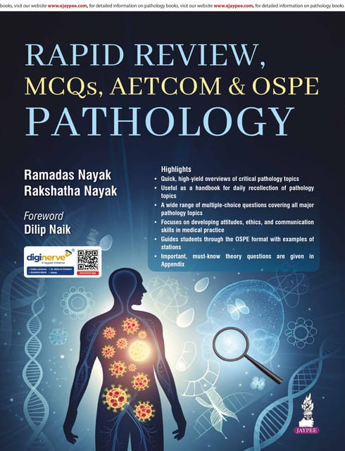 Rapid Review, Mcqs, Aetcom & Ospe Pathology 1st Edition 2026 By Ramadas Nayak
