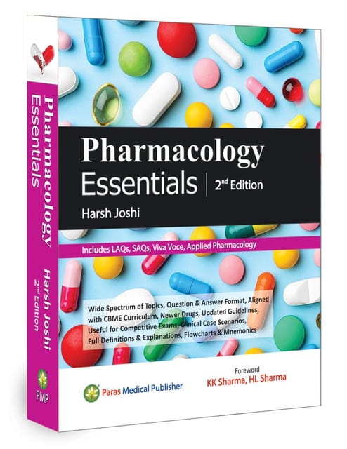 Pharmacology Essentials (Q&A) (CBME)   2nd Edition 2025 By Harsh Joshi