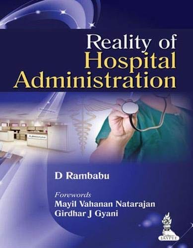 Reality Of Hospital Administration 1st Reprint Edition 2026 By D Rambabu