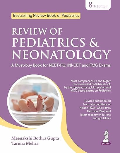 Review Of Pediatrics & Neonatology 8th Edition 2026 By Taruna Mehra