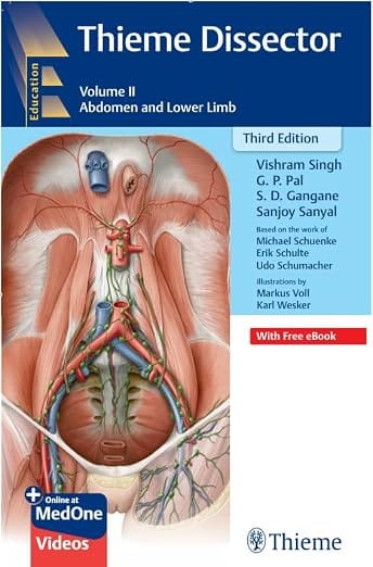 Thieme Dissector-Abdomen and Lower Limb Vol-2  3rd Edition 2026 By Vishram Singh