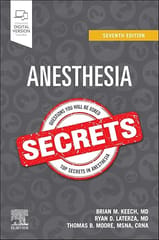 Anesthesia Secrets  7th Edition 2025 By Keech