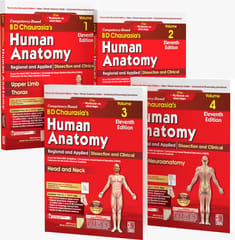BD Chaurasia's Human Anatomy 11th Edition 2027 (4 Volume set)