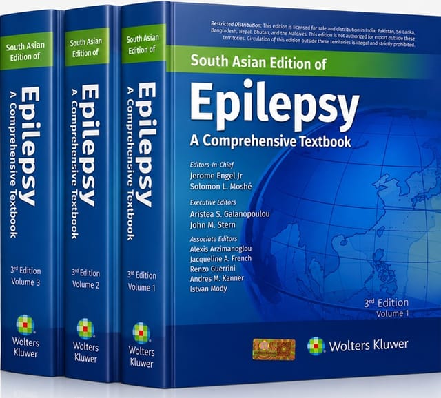 Epilepsy A Comprehensive Textbook 3rd Edition 3 Vol Set (Sae)  2026 By Ritz K