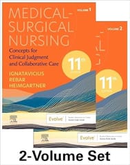 Medical-Surgical Nursing: Concepts for Clinical Judgment and Collaborative Care 11th Edition 2023 By Ignatavicius