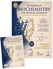 Textbook Of Biochemistry For Medical Students (Complimentary Book Included+Illustrated Poster) 11th Edition 2026 By Dm Vasudevan