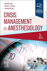 Crisis Management In Anesthesiology 3rd Edition 2026 By Gaba D M