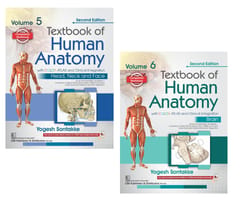 Textbook Of Human Anatomy With Color Atlas And Clinical Integration 2nd Edition 2 Vol Set (Vol 5- Head Neck And Face And Vol 6-Brain) With Companion Workbook 2026 By Yogesh Sontakke