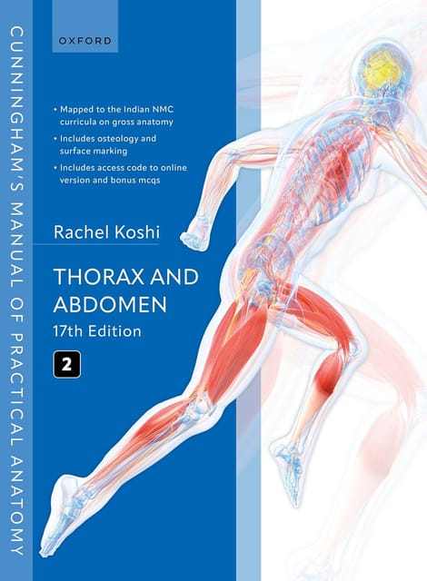 Cunningham's Manual of Practical Anatomy 17th Edition 2026 (Set of 3 Volume)