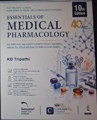 KD Tripathi Essentials of Medical Pharmacology 10th Edition 2027