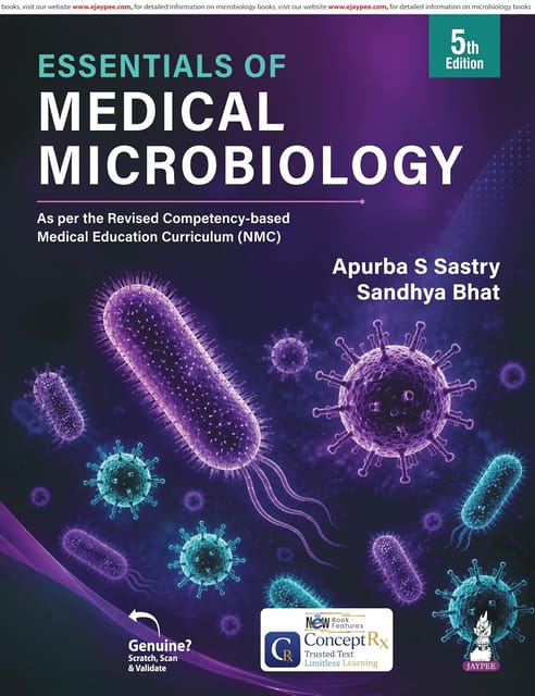 Essentials of Medical Microbiology 5th Edition 2027 by by Apurba S Sastry and Sandhya Bhat