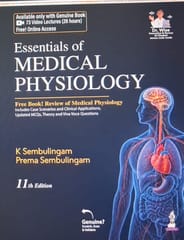 Essentials of Medical Physiology 11th Edition 2027 by K Sembulingam and Prema Sembulingam