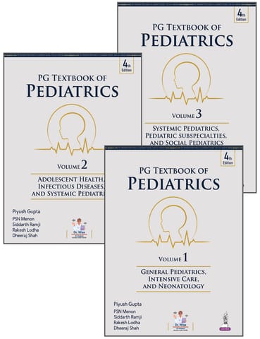 PG Textbook of Pediatrics 4th Edition 2027 (3 Volumes set) by Piyush Gupta