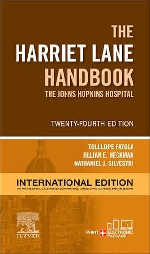 The Harriet Lane Handbook The Johns Hopkins Hospital With Access Code 24th Edition 2027 By The J H Hospital