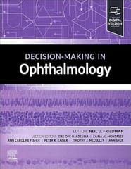 Decision Making In Ophthalmology Decision Making Series With Access Code  2026 By Friedman N J
