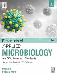 Essentials Of Applied Microbiology For Bsc Nursing Students 3rd Edition 2027 By Des Raj Arora