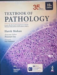 Textbook of Pathology 10th Edition 2026 For MBBS 2nd Year Students and Pathology Postgraduates By Harsh Mohan
