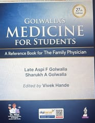 Golwallas Medicine for Students 27th Edition 2026 By Golwalla