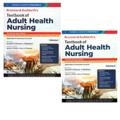 Brunner & Suddarth's  Textbook of Adult Health Nursing, 2 Volume Set, 3rd South Asia Edition 2025 By Suresh K Sharma