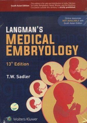 Langman Medical Embryology 13th Edition 2016 by Sadler