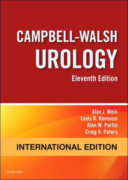 Campbell Walsh Urology 11th Edition 2016 (4 Volume Set) by Wein