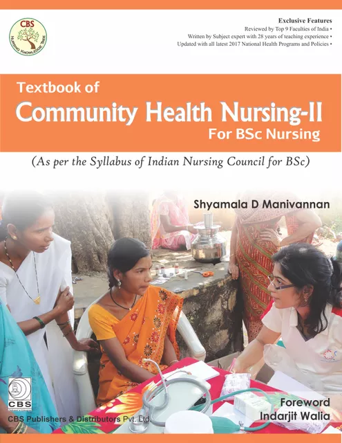 Textbook of Community Health Nursing - II for BSc Nursing by Shyamala D Manivannan