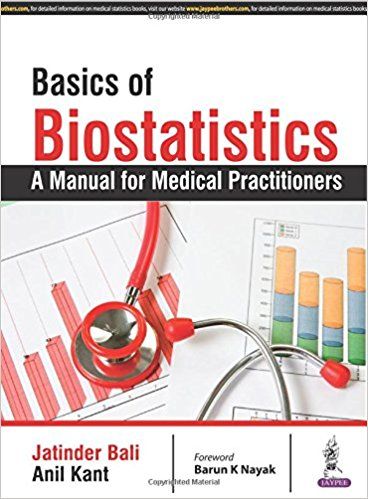 Basics of Biostatistics A Manual for Medical Practitioners By Jatinder Bali