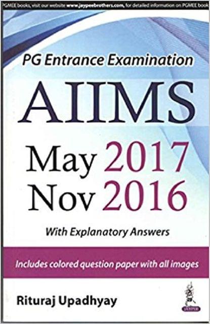 AIIMS May 2017/ Nov 2016 By Rituraj Upadhyay