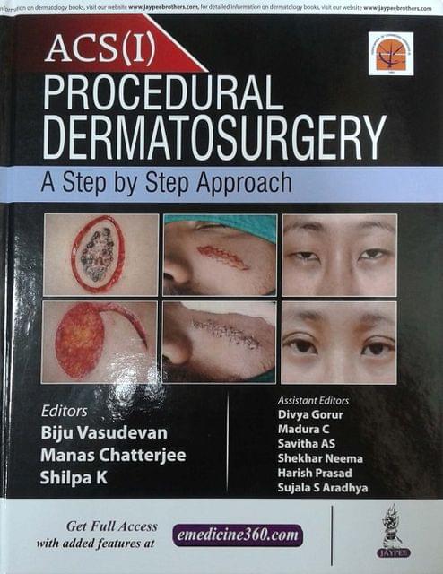 ACS (I) Procedural Dermatosurgery 1st Edition 2017 By Biju Vasudevan