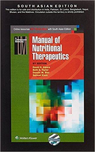 Manual of Nutritional Therapeutics 6th Edition 2016 By Alpers