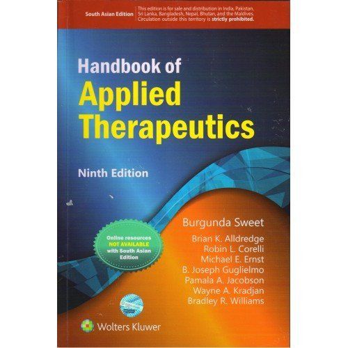 Handbook of Applied Therapeutics 2016 by Sweet