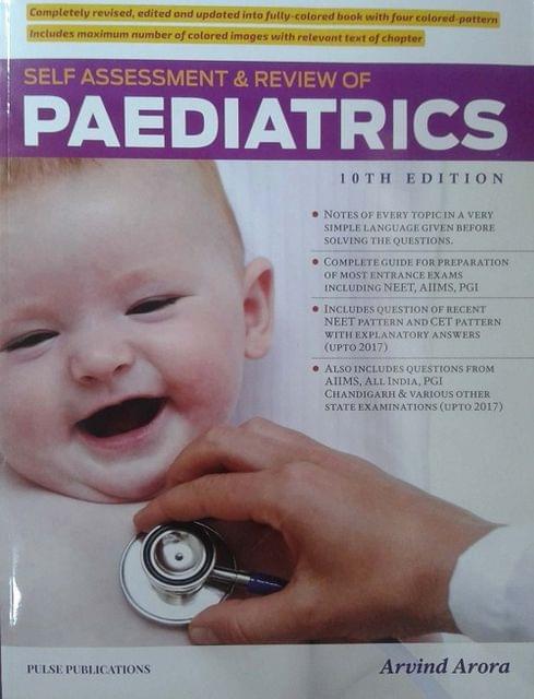 Self Assessment & Review of Pediatrics 10th Edition 2018 By Arvind Arora