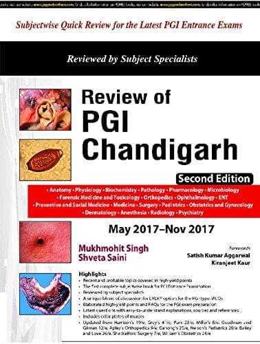 Review of PGI Chandigarh 2nd edition 2018 (Nov 2017, May 2017 & Nov 2016) by Mokhmohit Singh & Shveta Saini