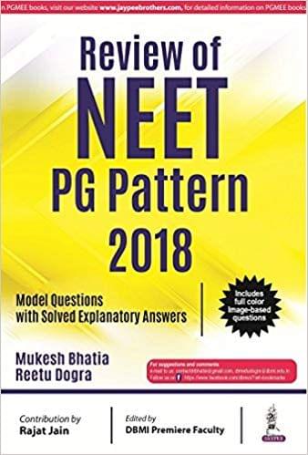 Review of NEET PG Pattern 2018 by Mukesh Bhatia Reetu Dogra