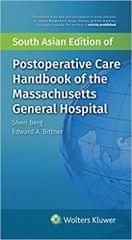 Mgh Postoperative Care Handbook South Asian Edition Of 2017 By Berg