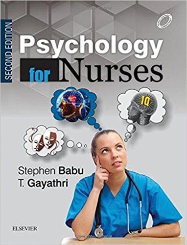 Psychology for Nurses, Second Edition 2nd Edition 2018 By Stephen Babu