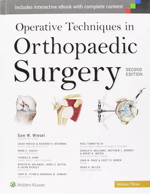 Operative Techniques in Orthopaedic Surgery 2015 (Four Volume Set) by Wiesel