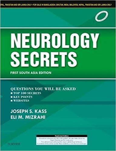 Neurology Secrets: First South Asia Edition 2017 By Joseph S Kass