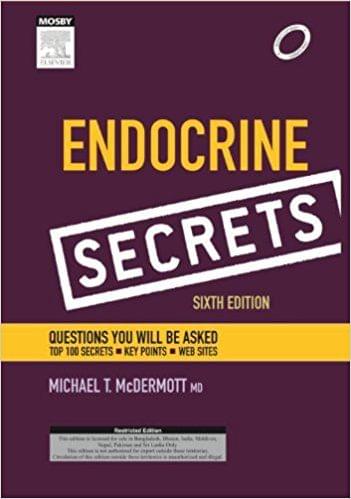 Endocrinology Secrets 6th Edition 2013 By McDermott
